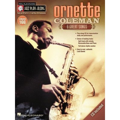 Jazz Play-Along 166 Ornette Coleman noty na nástroje C, Eb, Bb, basového klíče + audio – Hledejceny.cz