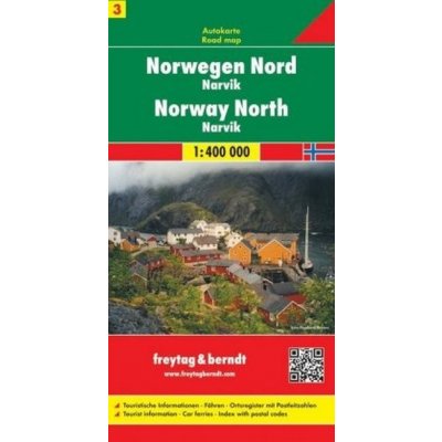 Freytag & Berndt Autokarte Norwegen Nord - Narvik 1 : 400 000. Norway North – Zboží Mobilmania