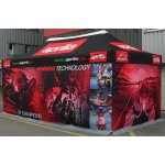 Mikel 311550 Nůžkový stan 4 x 4 m s reklamním potiskem – Sleviste.cz