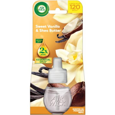 Air Wick Tekutá náplň do elektrického přístroje vanilka a bambucké máslo 19 ml – Zboží Dáma