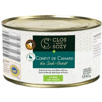 Confit de Canard du Sud-Quest Clos Saint Sozy 1240 g – Sleviste.cz