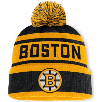 Fanatics Zimní čepice Boston Bruins NHL Fundamental Cuffed Knit with Pom – Hledejceny.cz