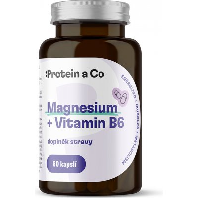 Protein&Co. Magnesium +B6 60 kapslí – Hledejceny.cz