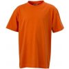 Dětské tričko James Nicholson dětské tričko junior Basic oranžová tmavá