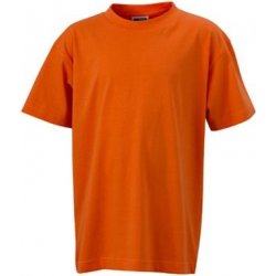 James Nicholson dětské tričko junior Basic oranžová tmavá