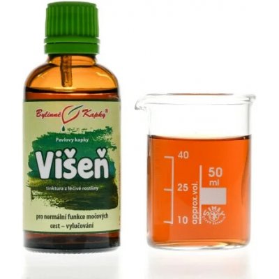 Bylinné kapky Višeň stopky tinktura 50 ml – Hledejceny.cz