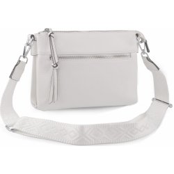 Prima-obchod dámská / dívčí kabelka crossbody s popruhem 28x20 cm 17 Off White