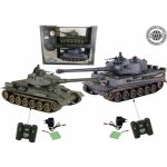 Zegan RC Tanky 1:28 T34 vs Tiger sada 2 ks – Zboží Dáma