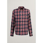 Gant Checked Flannel Bd Shirt Evening Blue – Zboží Dáma