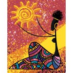 ZUTY Malování podle čísel ŽENA DRŽÍCÍ SLUNCE Rozměr 40 x 50 cm Rámování bez rámu a bez vypnutí plátna – Hledejceny.cz