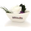 Květina Aneta White - bílá (Stabilizovaná "věčná" růže v keramickém obalu ve tvaru srdce)