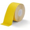 Stavební páska PROTISKLUZU protiskluzová hrubozrnná páska 100 mm x 18,3 m žlutá