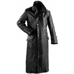 Kabát Mil-tec důstojnický kožený černá