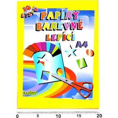 Silné barevné papíry A4 10 listů – Zboží Dáma