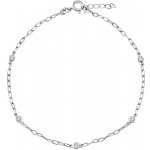 SILVEGO Stříbrný řetízek na nohu ZT196751A – Zboží Mobilmania