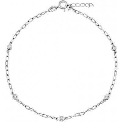 SILVEGO Stříbrný řetízek na nohu ZT196751A – Zboží Mobilmania