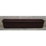 PLASTKON Truhlík Garden 80 cm hnědý – Zboží Dáma