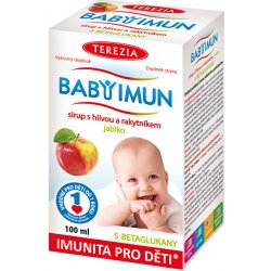 Baby Imun sirup s hlívou a rakytníkem příchuť jablko 100 ml