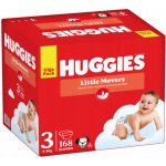 Huggies Little Movers 3 168 ks – Hledejceny.cz