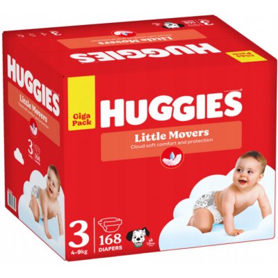 Huggies Little Movers 3 168 ks – Hledejceny.cz