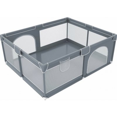 iMex Kids Dětská ohrádka 200 x 180 cm šedá – Zboží Dáma
