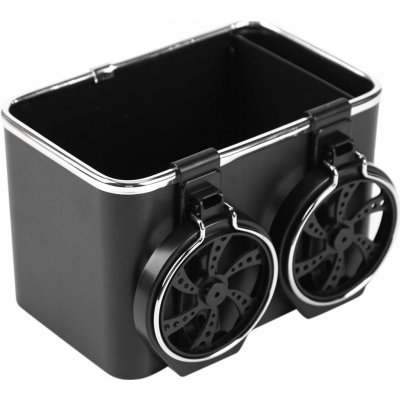 Verk 10082 Držák na nápoje, papírové kapesníky do auta černá – Hledejceny.cz