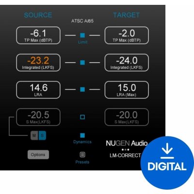 Nugen Audio LM-Correct 2 (Digitální produkt) – Hledejceny.cz
