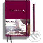 Leuchtturm1917 Zápisník Some Lines A Day A5 Port Red – Zboží Živě