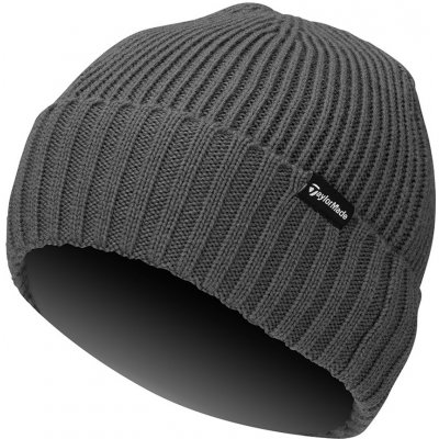 Taylor Made Ribbed Knit beanie zimní čepice Charcoal Heather – Hledejceny.cz