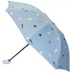 Kočka deštník dámský skládací modrý – Zboží Mobilmania