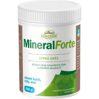 Vitar Veterinae Mineral Forte plv 500 g – Hledejceny.cz
