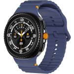 VSECHNONAMOBIL 116972 WAVY Silikonový řemínek pro Samsung Galaxy Watch8 / Watch8 Classic tmavě modrý – Zboží Živě
