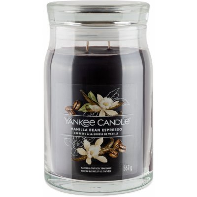 Yankee Candle Signature Vanilla Bean Espresso 567g – Zboží Mobilmania