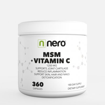 Nero MSM + Vitamín C 360 kapslí – Hledejceny.cz