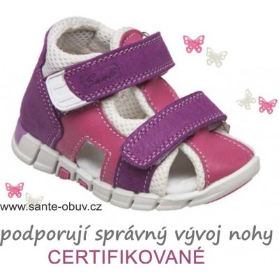 Santé zdravotní obuv dětská N/810/401/S75/S45 fialová – Zboží Mobilmania