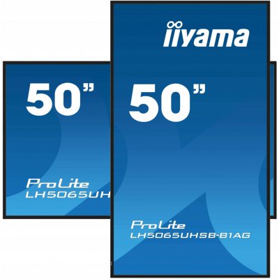 50" iiyama ProLite LH5065UHSB-B1AG Digital Signage 4K IPS LED 24/7 – Zboží Mobilmania