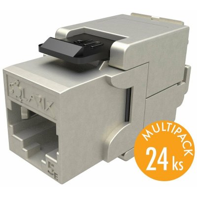 Solarix SXKJ-5E-STP-BK-SA 24ks Keystone, STP, RJ-45, CAT5E, samořezný, stíněný, SXKJ-5E-STP-BK-SA, 24ks 25286712 – Zboží Živě