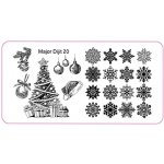 Expa-nails expanails šablonka na razítka vločky vánoční – Zboží Dáma