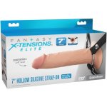 Pipedream Fantasy X Tensions Elite 7" Silicone Hollow Strap on Dual Density Skin – Zboží Dáma