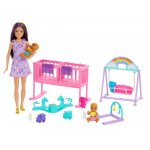 Barbie Chůva Skipper s dvojčaty herní set HXM99 – Zboží Dáma