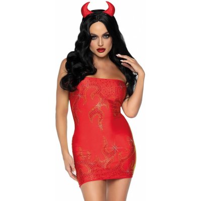 Kostým Leg Avenue Bedazzled Devil červený – Zboží Dáma