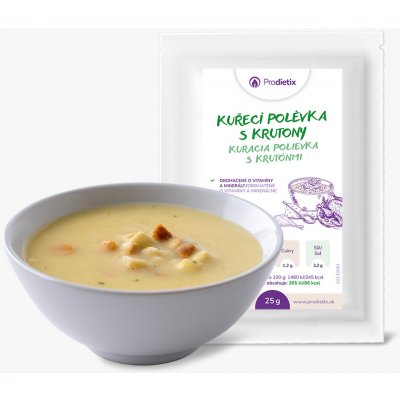 Prodietix kuřecí polévka s krutony 25 g – Zbozi.Blesk.cz