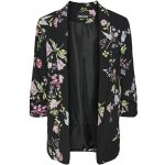 Pieces dámský blejzr PCBOSELLA Regular Fit 17126850 Black/Flower – Zbozi.Blesk.cz