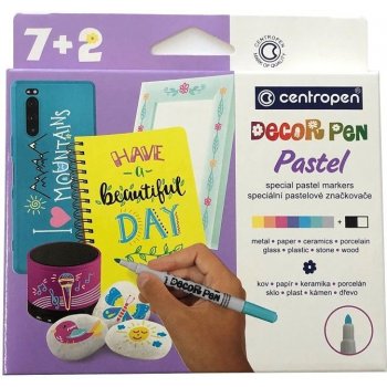 Centropen Decor pen Pastel 2738/7+2