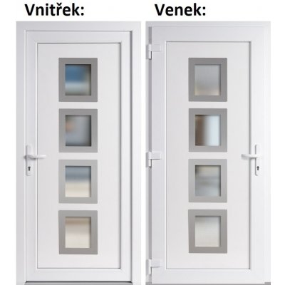 Soft 010 INOX bílá levé 88 x 198 cm – Hledejceny.cz