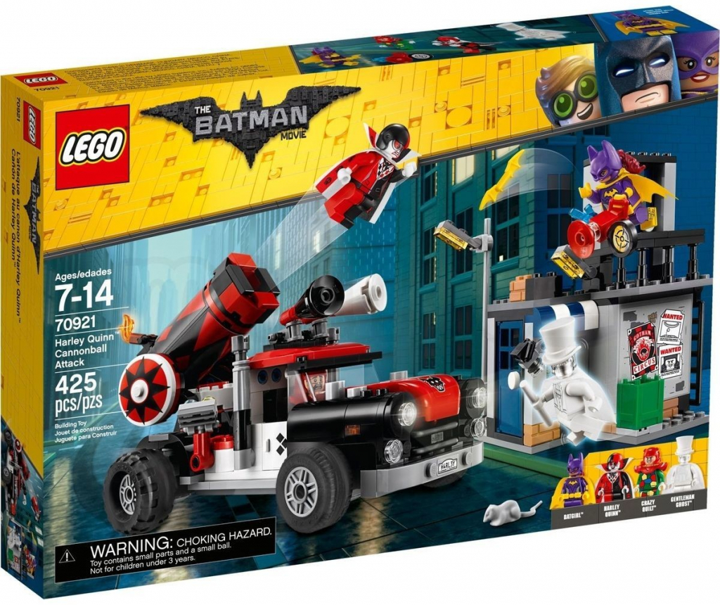 LEGO® Batman™ 70921 Harley Quinn a útok dělovou koulí