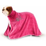 Show Tech Župan z mikrovlákna růžový L – Sleviste.cz