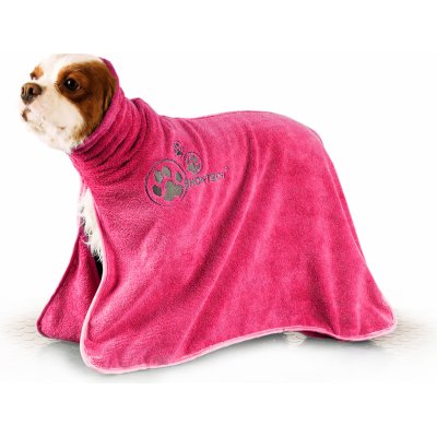 Show Tech Župan z mikrovlákna růžový L – Sleviste.cz