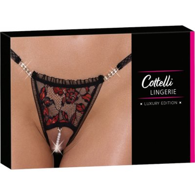 Cottelli Crotchless String 2322285 – Zboží Dáma