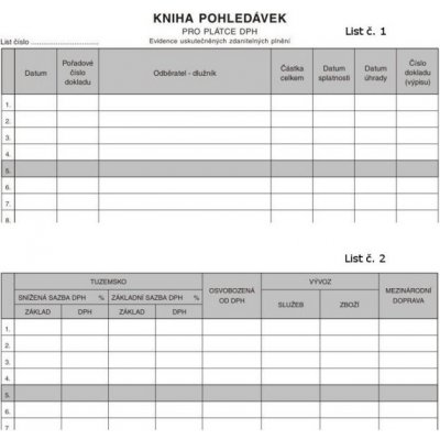 Asopol 010600 Kniha pohledávek – Zboží Živě